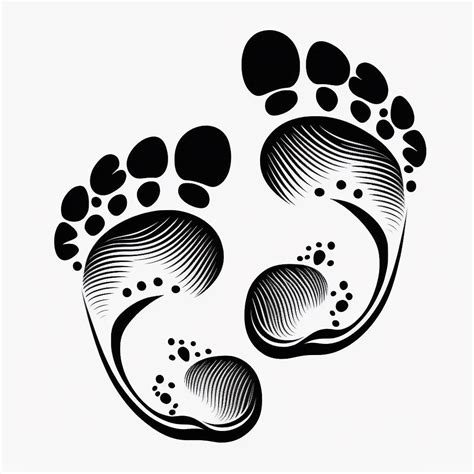 Black And White Baby Feet Clipart Unique Clip Art Library