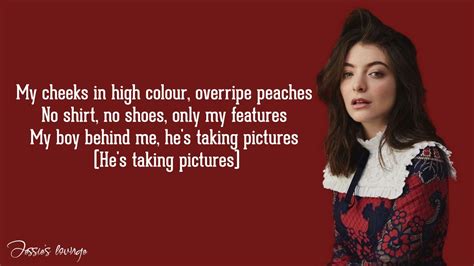 Lorde is out here aiming for the song of the summer. Lorde - Solar Power (Lyrics / Lyric Video) - YouTube