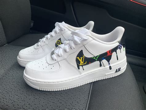 Taking custom fashion to next level! toothache on a holiday operation nike air force 1 custom ...