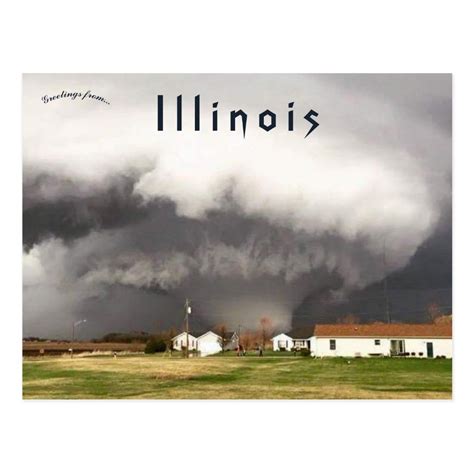 High End Ef4 Wedge Tornado Near Rochelle Illinois Postcard Zazzle