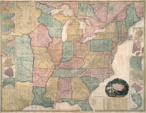 A Map Of The United States Including Every County Enumerated In The