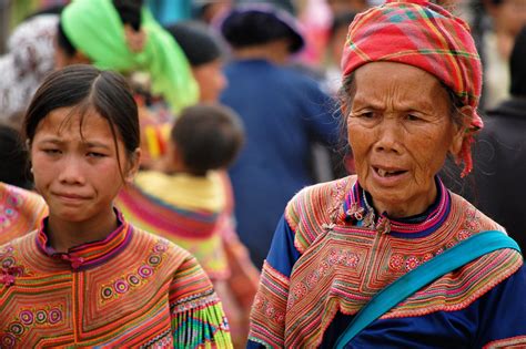 Flower Hmong Hill Tribe Vietnam