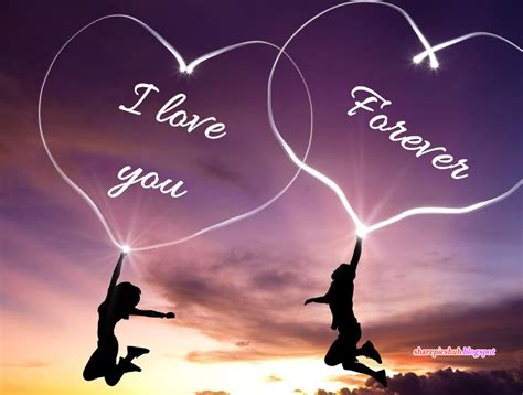 I Love You Forever Beautiful Romantic Image Greeting Card Share