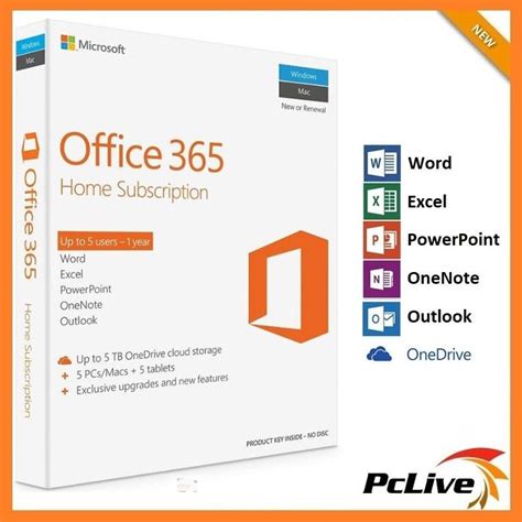 Microsoft 365 is really easy to use and integrate. NEW Microsoft Office 365 Home 5 PC/Mac 1 Year Word Excel ...