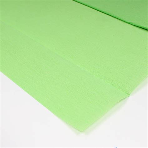 Light Green Crepe Paper 100cm X 50cm Hobbycraft