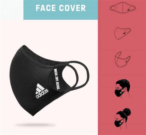 Adidas Reusable Face Mask Wordlesstech