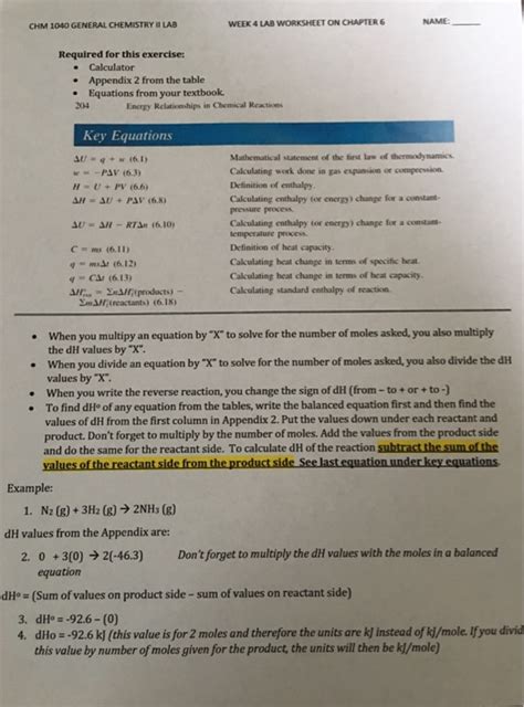 Over 43 million tax returns filed. Solved: CHM 1040 GENERAL CHEMISTRY LAB WEEK 4 LAB WORKSHEE... | Chegg.com