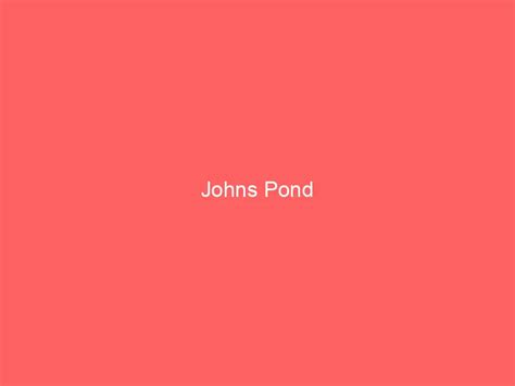 Johns Pond Nc Information And Guide Lakefront Home Finder