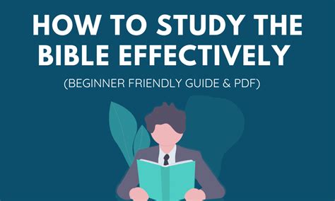 How To Study The Bible Effectively For Beginners Pdf Guide