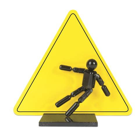 Stickman Action Create Your Own Warning Signs