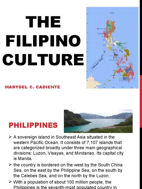 Filipino Culture1 Luzon Mindanao