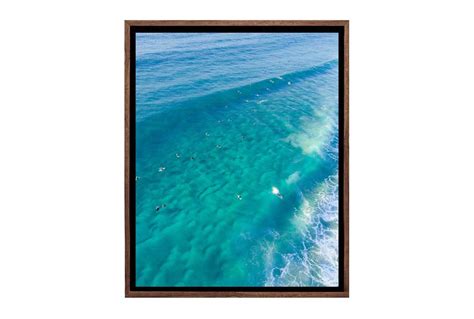 Buy Surfers From Above Canvas Wall Art Print Online Australia Final