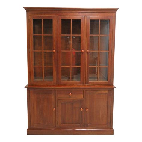 Ethan Allen Mission American Impressions Cherry China Cabinet
