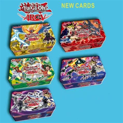 Yugioh Yu Gi Oh Trading Card Game Dec Arc V In Tin Can Cards Game Sleeves Duelist Card Protector