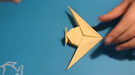 How To Fold An Origami Angel Fish Youtube