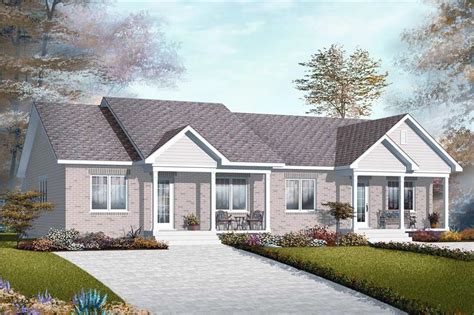 125+ best duplex house design collections| trending two storey house plans. This is the front elevation for these Ranch House Plans ...