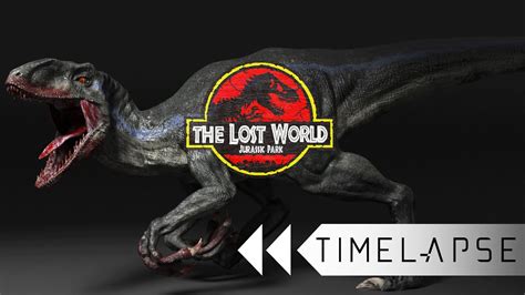 Raptor Hybrid Jurassic Park Blender 28 Timelapse 2020 Youtube