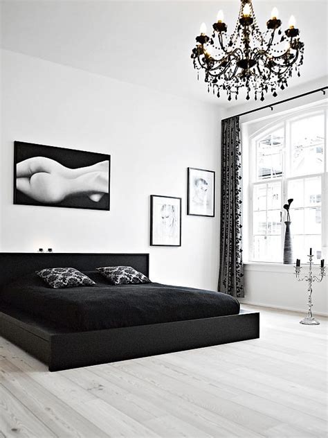 Black And White Pictures For Bedroom Black And White Bedroom Interior