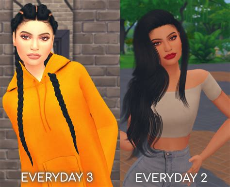 Sims 4 Kylie Hair Watchespoo