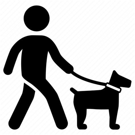 Dog Dog Walk Leash Pet Icon Download On Iconfinder