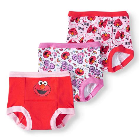 Elmo Elmo Potty Training Pants Underwear 3 Pack Toddler Girls