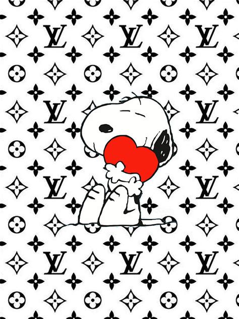 Louis Vuitton Snoopy Digital Art By Rose Miranda Pixels
