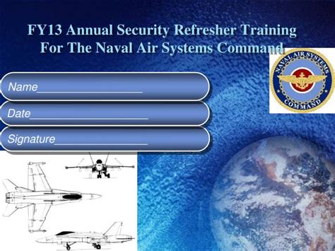 Ppt Fy13 Annual Security Refresher Training For The Naval Air Systems
