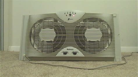From The Archives Holmes 1 Touch Twin Window Fan Youtube