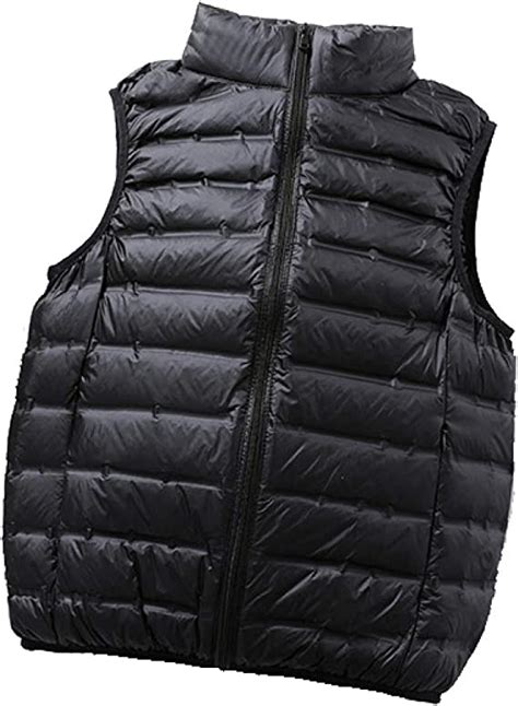 Womans No Sleeve Down Gilet Water Resistant Puffer Gilets Thicken