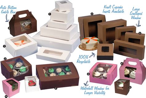 Design or shop custom products now! Window Bakery Boxes