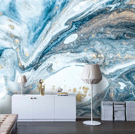 1 3d Blue Abstract Art Wall Mural Wallpaper 27 Jessartdecoration
