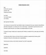It Company Resignation Letter