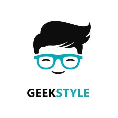Premium Vector Geek Logo Icon Vector Design Illustration