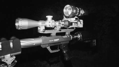 airgun angie s first hog with the gamo tc 45 and the 3d night vision unit youtube