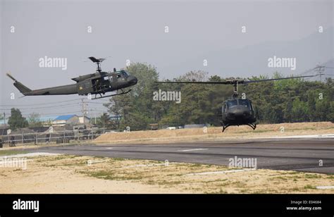 Gyeonggi South Korea 1st May 2014 South Korean Uh 1h Helicopters