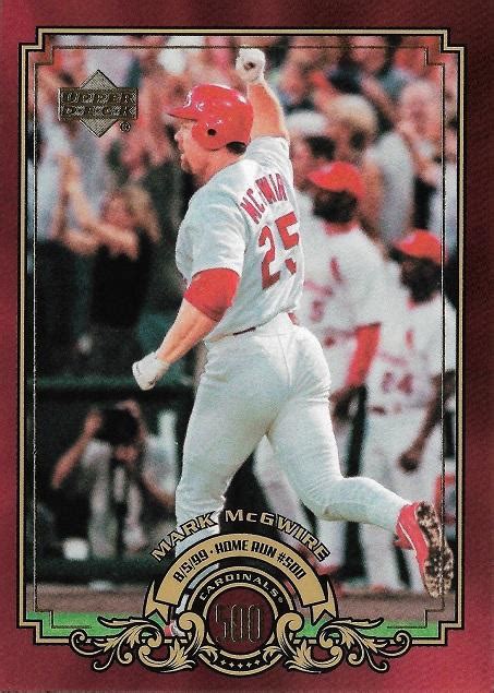 1999 Upper Deck Mark Mcgwire 500 Home Run Gold Nno Mark Mcgwire