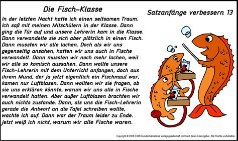 Kostenlose lesetexte für die grundschule. Satzanfänge verbessern (Dann ... Dann ...) 4 - Medienwerkstatt-Wissen © 2006-2017 Medienwerkstatt