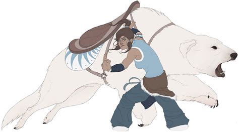 Korra And Naga By Katweet On Deviantart