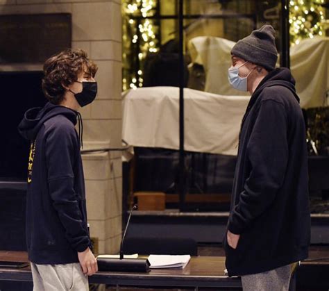Pete Davidson And Timothee Chalamet Chilling Backstage At Snl