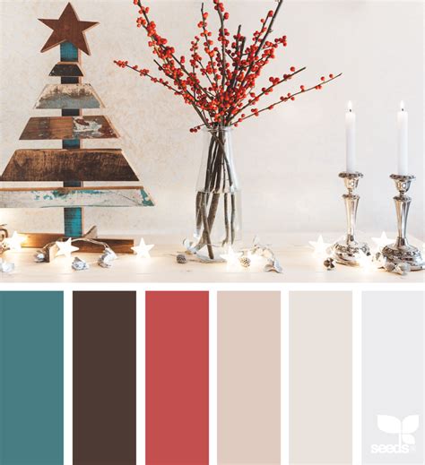 Color Holiday Christmas Color Palette Design Seeds Christmas Colour