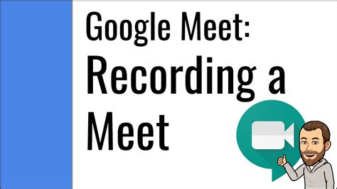 Go to the 'recording settings' and configure the audio sources and. Google Meet: How to Record a Google Meet - YouTube