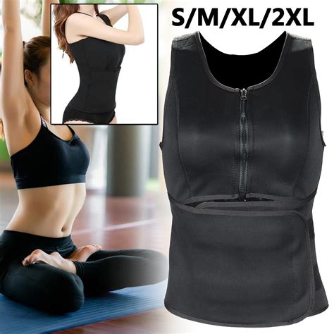 Neoprene Sauna Suit Sweat Vest Body Shaper Running Vest Corsets