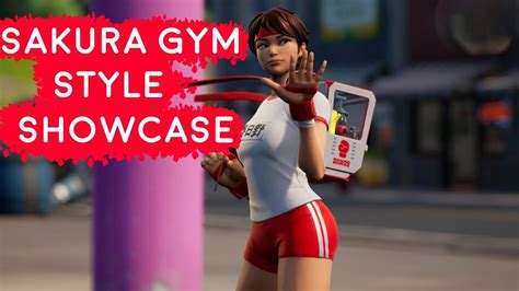 The Gym Style For Sakura Fortnite X Street Fighter Youtube