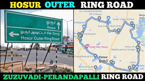 Hosur Outer Ring Road Project Zuzuvadi To Perandapalli Outer Ring