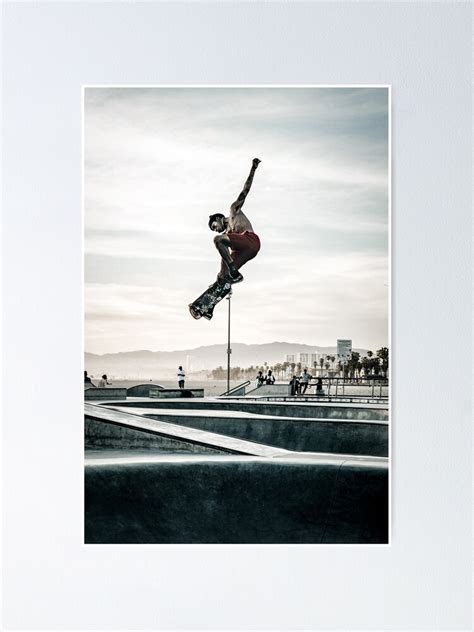 Venice Skatepark Skateboarding Print Skateboarding Poster Photography
