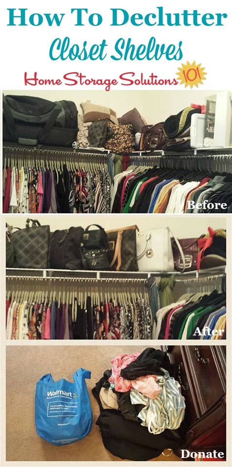 How To Declutter Closet Shelves And Drawers
