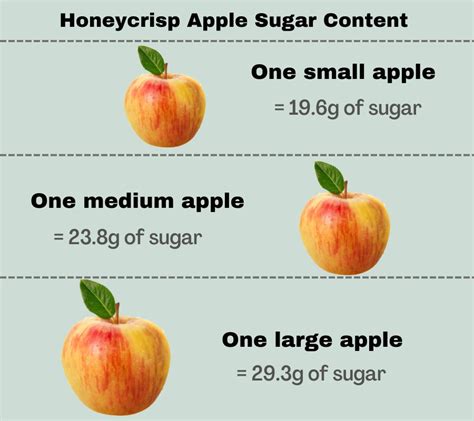 How Much Sugar Is In A Honeycrisp Apple With Calculator Weigh School