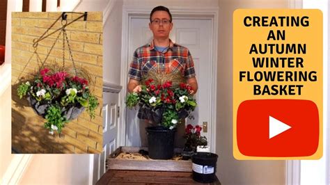 A Hanging Basket For Autumn Fall Winter For Winter Colour Youtube