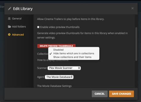 Collections Plex Support