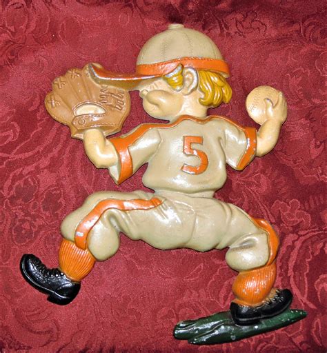3 1970 S Vintage Baseball Wall Plaques By Sexton Etsy